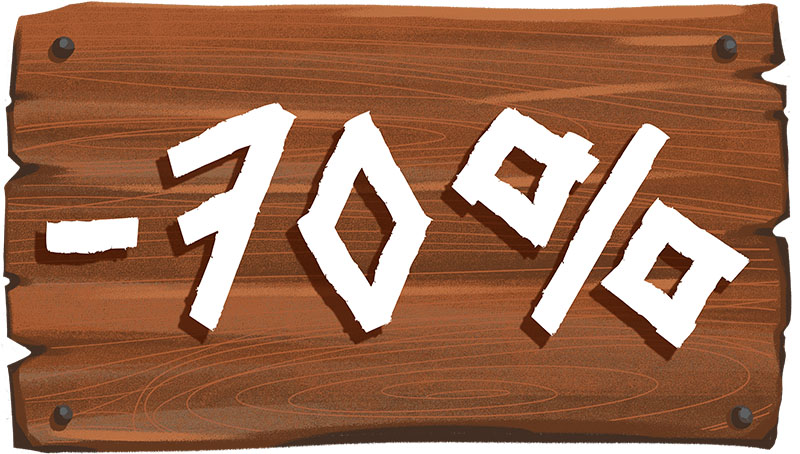 Articles soldés -70%